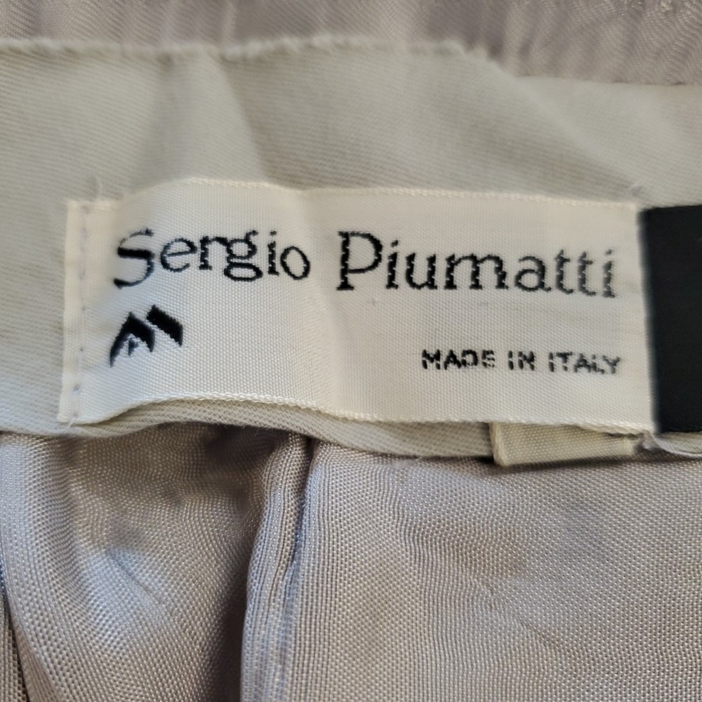 Italian Made Gray Men's Wool Dress Pants Size US‎ 36x29 Sergio Piumatti Cerruti - Picture 3 of 10